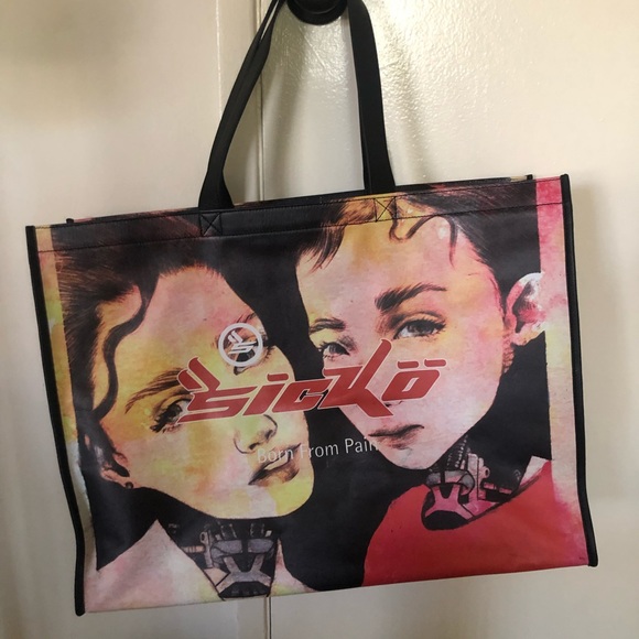 Sicko leather tote bag - Picture 1 of 3